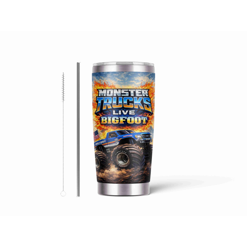 20oz Stainless Tumbler w/ Magnet Sliding Lid- Printed direct to Tumbler 1056