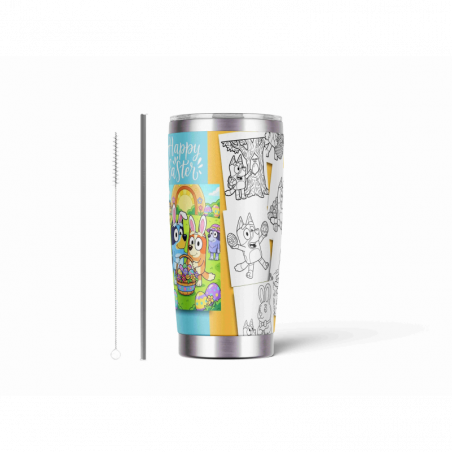 20oz Stainless Tumbler w/ Magnet Sliding Lid- Printed direct to Tumbler 1060