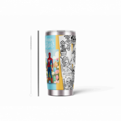 20oz Stainless Tumbler w/ Magnet Sliding Lid- Printed direct to Tumbler 1061