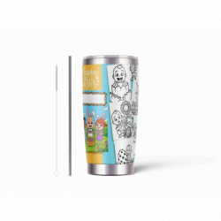 20oz Stainless Tumbler w/ Magnet Sliding Lid- Printed direct to Tumbler 1066