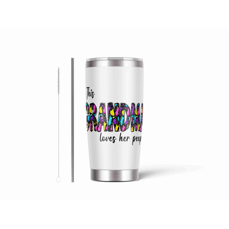 20oz Stainless Tumbler w/ Magnet Sliding Lid- Printed direct to Tumbler 1072