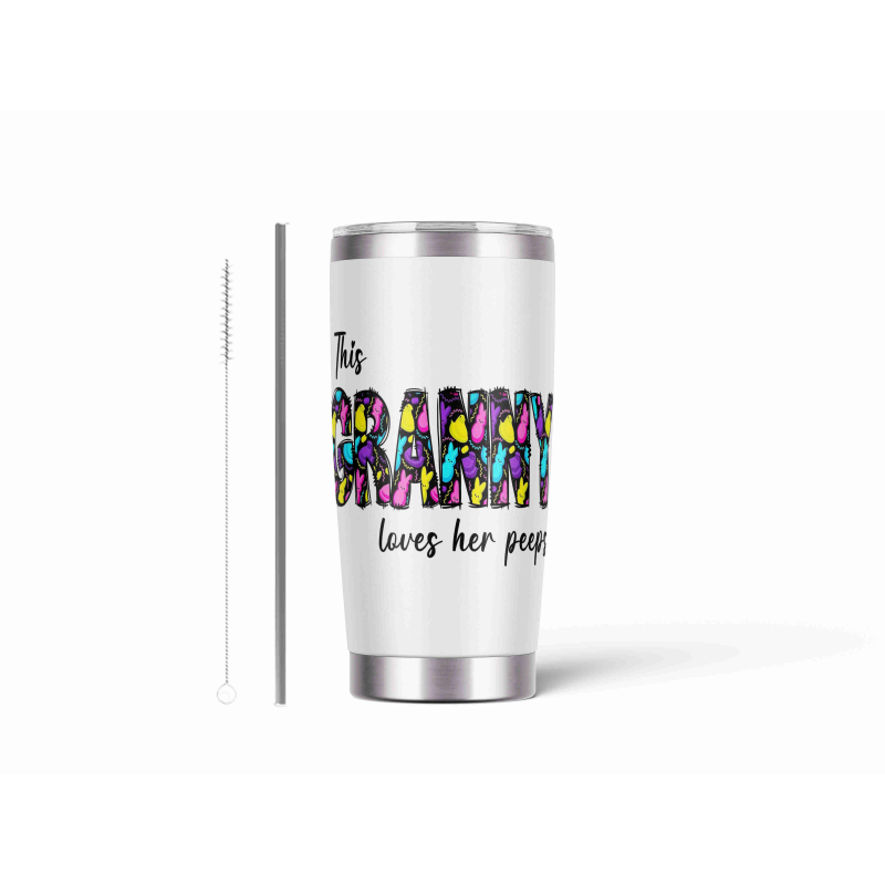 20oz Stainless Tumbler w/ Magnet Sliding Lid- Printed direct to Tumbler 1073