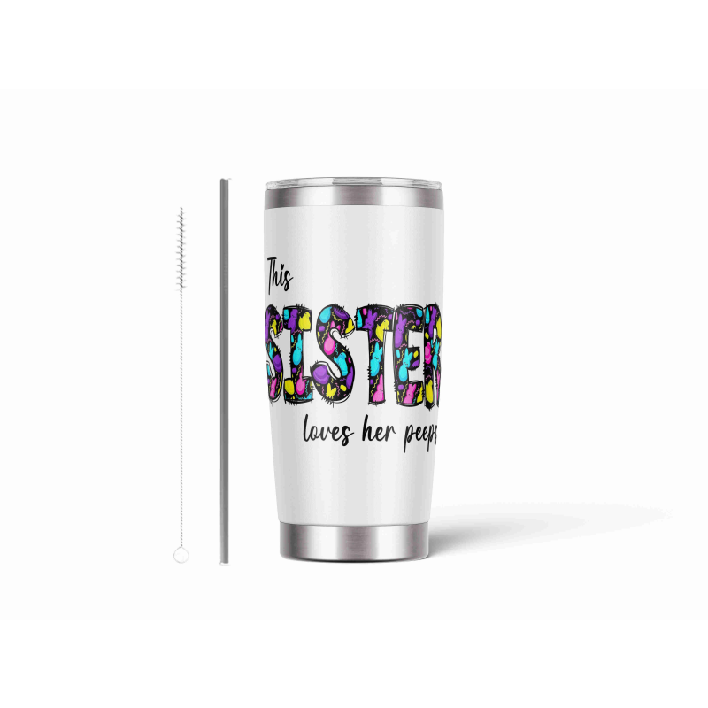 20oz Stainless Tumbler w/ Magnet Sliding Lid- Printed direct to Tumbler 1074
