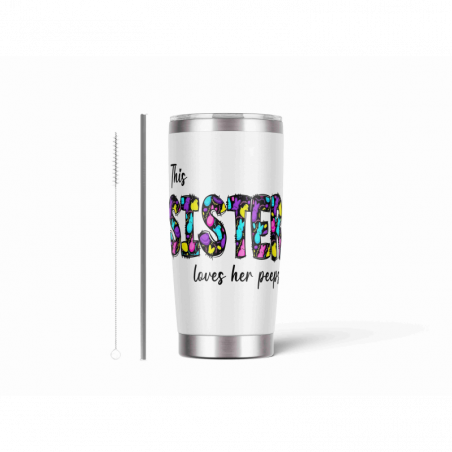 20oz Stainless Tumbler w/ Magnet Sliding Lid- Printed direct to Tumbler 1074