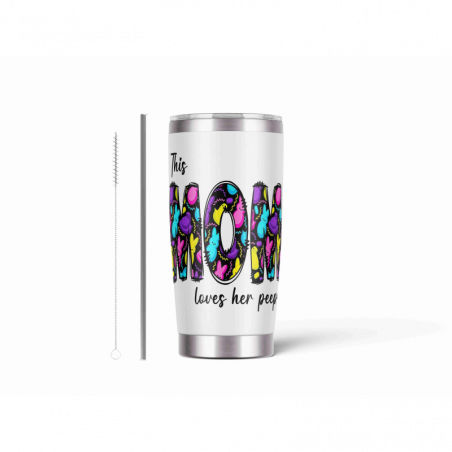 20oz Stainless Tumbler w/ Magnet Sliding Lid- Printed direct to Tumbler 1075