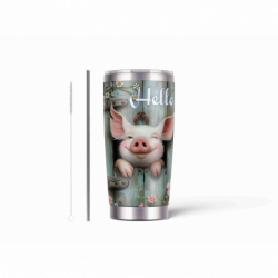 20oz Stainless Tumbler w/ Magnet Sliding Lid- Printed direct to Tumbler 1081