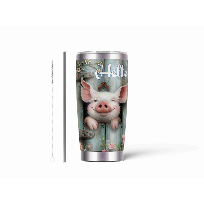 20oz Stainless Tumbler w/ Magnet Sliding Lid- Printed direct to Tumbler 1081