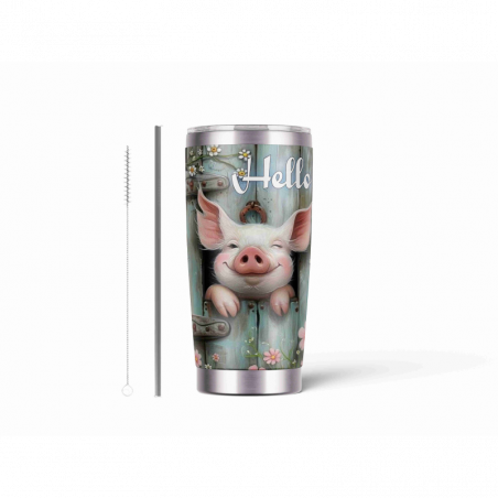 20oz Stainless Tumbler w/ Magnet Sliding Lid- Printed direct to Tumbler 1081