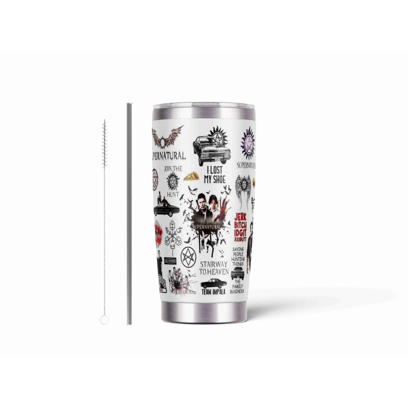 20oz Stainless Tumbler w/ Magnet Sliding Lid- Printed direct to Tumbler 1086