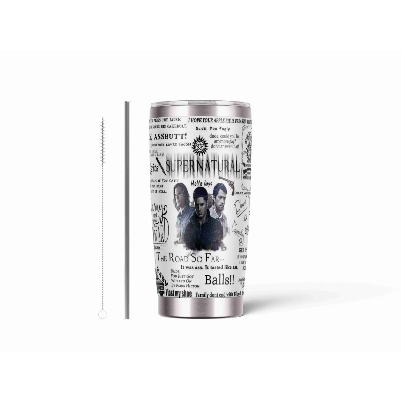 20oz Stainless Tumbler w/ Magnet Sliding Lid- Printed direct to Tumbler 1087