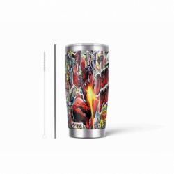 20oz Stainless Tumbler w/ Magnet Sliding Lid- Printed direct to Tumbler 1088