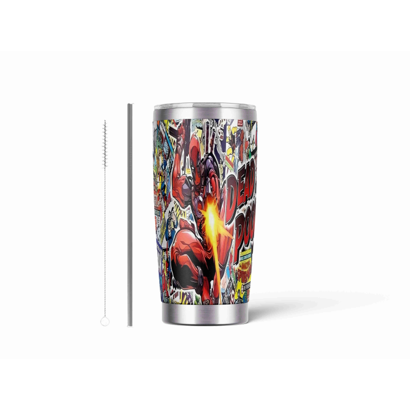20oz Stainless Tumbler w/ Magnet Sliding Lid- Printed direct to Tumbler 1088