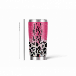 20oz Stainless Tumbler w/ Magnet Sliding Lid- Printed direct to Tumbler 1092
