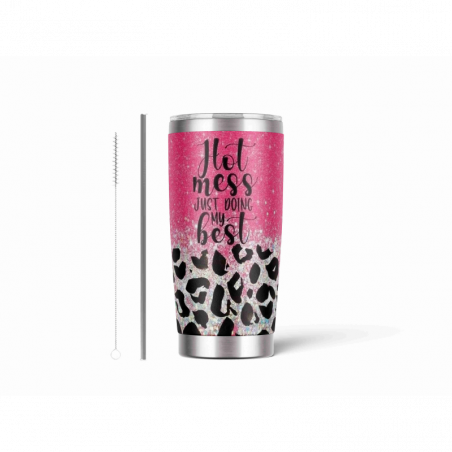 20oz Stainless Tumbler w/ Magnet Sliding Lid- Printed direct to Tumbler 1092