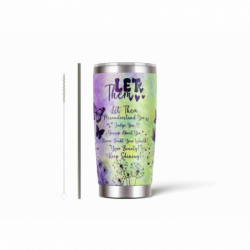 20oz Stainless Tumbler w/ Magnet Sliding Lid- Printed direct to Tumbler 1098