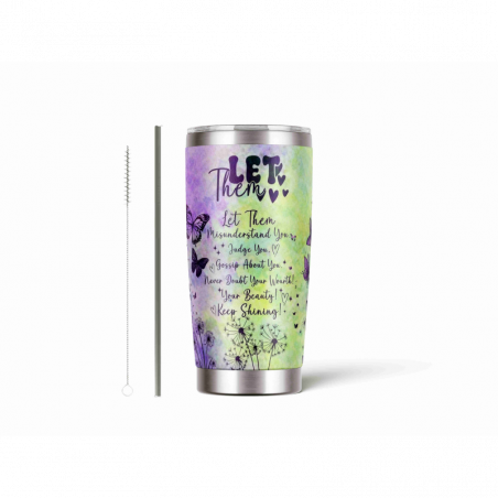 20oz Stainless Tumbler w/ Magnet Sliding Lid- Printed direct to Tumbler 1098