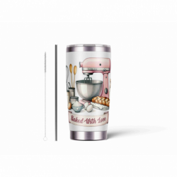 20oz Stainless Tumbler w/ Magnet Sliding Lid- Printed direct to Tumbler 1105