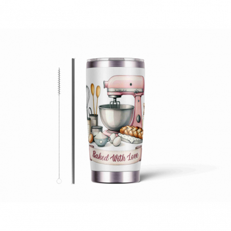 20oz Stainless Tumbler w/ Magnet Sliding Lid- Printed direct to Tumbler 1105