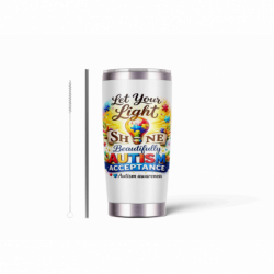 20oz Stainless Tumbler w/ Magnet Sliding Lid- Printed direct to Tumbler 1111