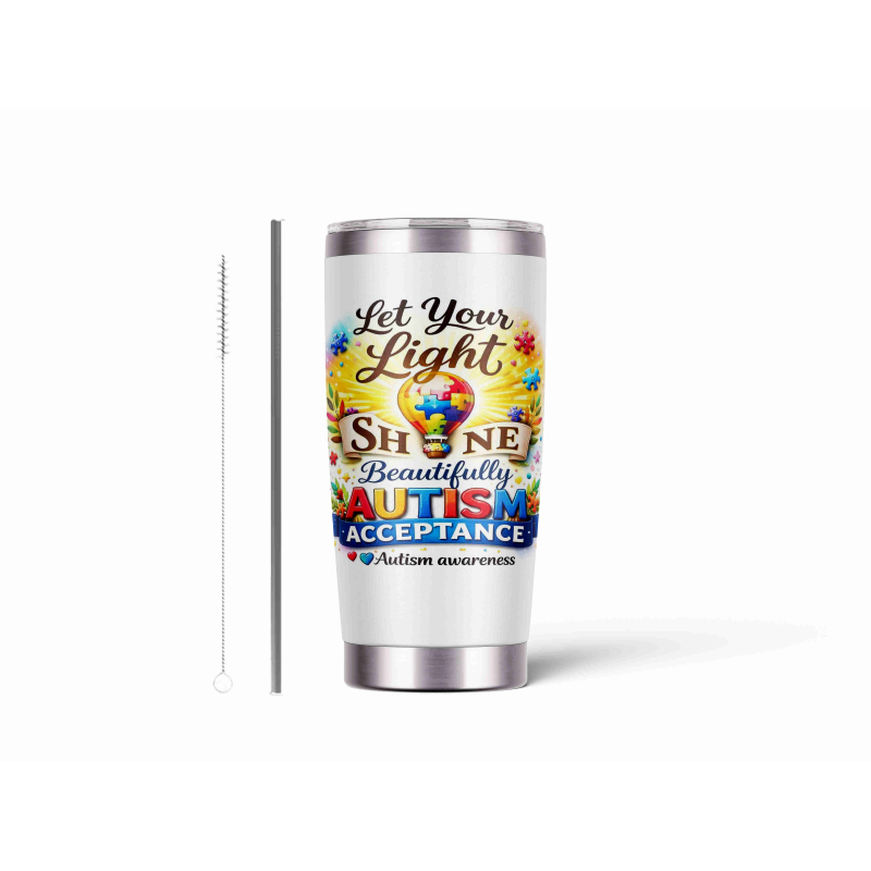 20oz Stainless Tumbler w/ Magnet Sliding Lid- Printed direct to Tumbler 1111