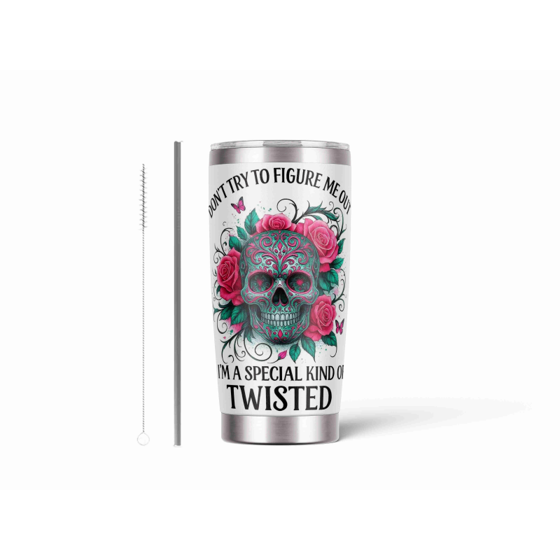 20oz Stainless Tumbler w/ Magnet Sliding Lid- Printed direct to Tumbler 1114