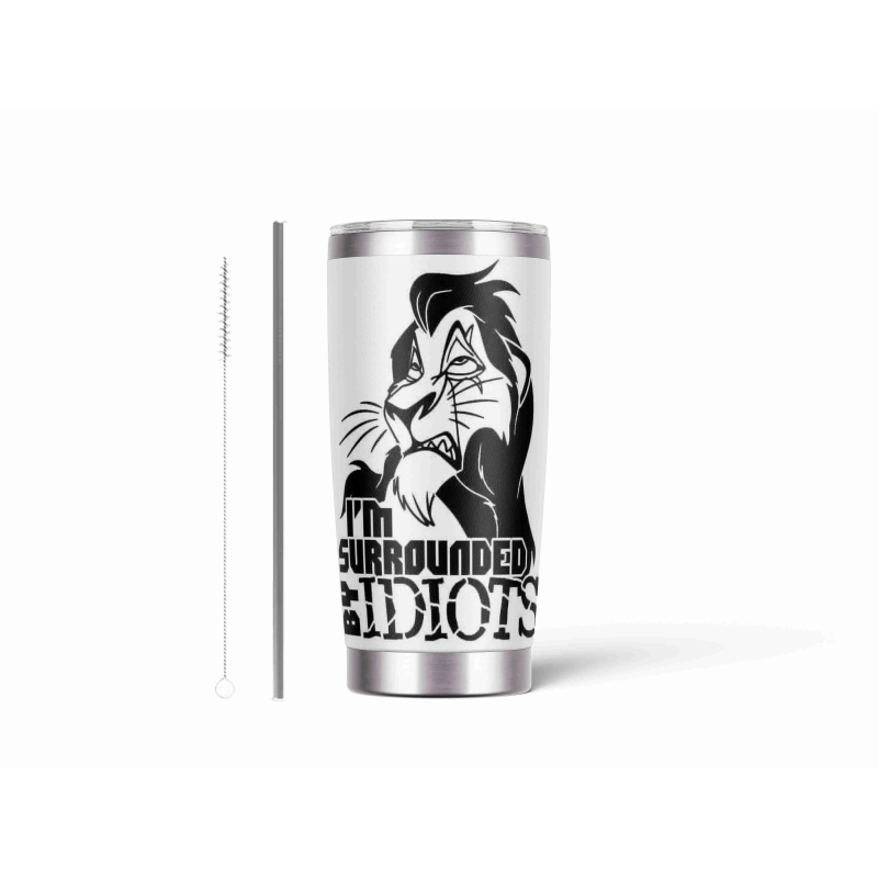 20oz Stainless Tumbler w/ Magnet Sliding Lid- Printed direct to Tumbler 1126