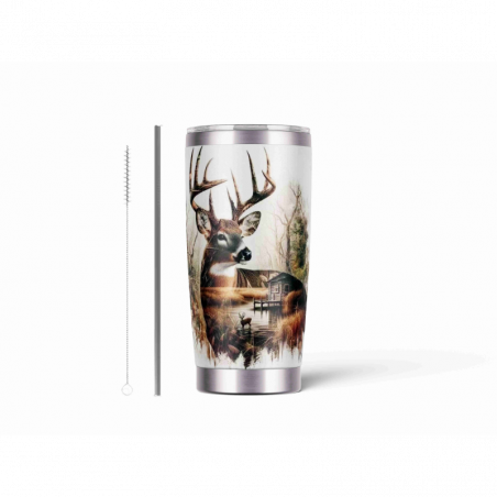 20oz Stainless Tumbler w/ Magnet Sliding Lid- Printed direct to Tumbler 1129