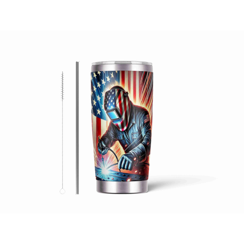 20oz Stainless Tumbler w/ Magnet Sliding Lid- Printed direct to Tumbler 1140