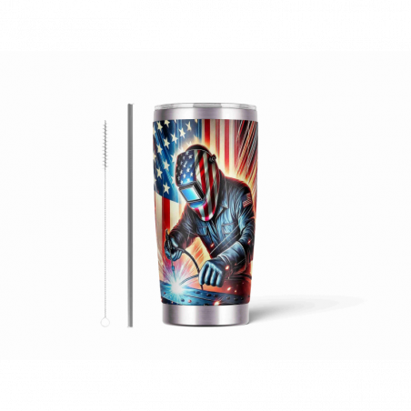 20oz Stainless Tumbler w/ Magnet Sliding Lid- Printed direct to Tumbler 1140