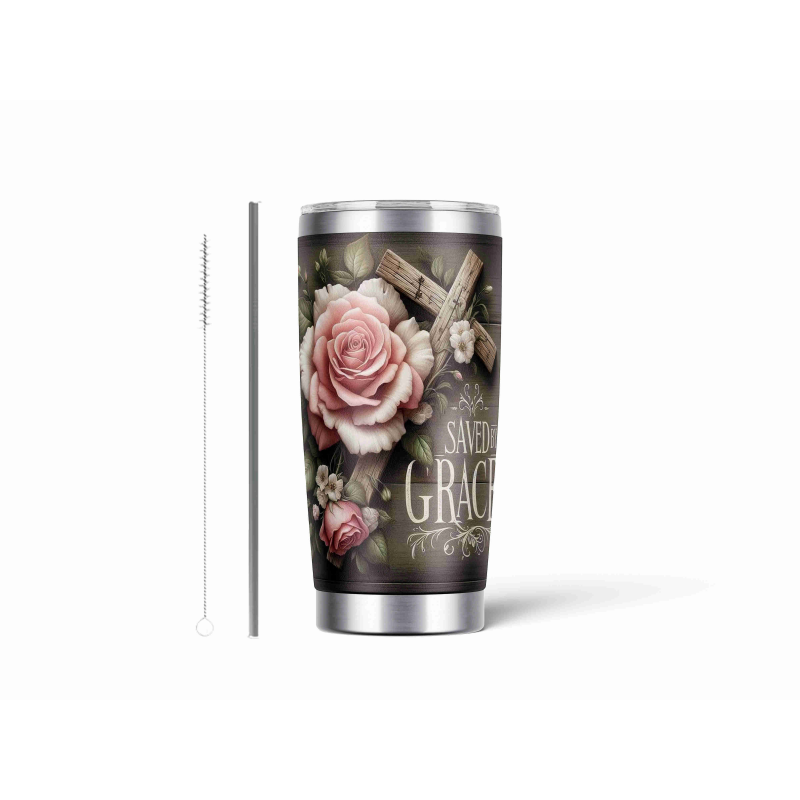 20oz Stainless Tumbler w/ Magnet Sliding Lid- Printed direct to Tumbler 1148