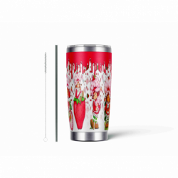 20oz Stainless Tumbler w/ Magnet Sliding Lid- Printed direct to Tumbler 1151