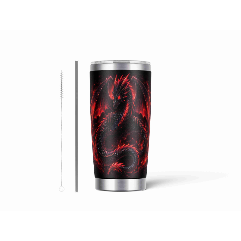 20oz Stainless Tumbler w/ Magnet Sliding Lid- Printed direct to Tumbler 1157