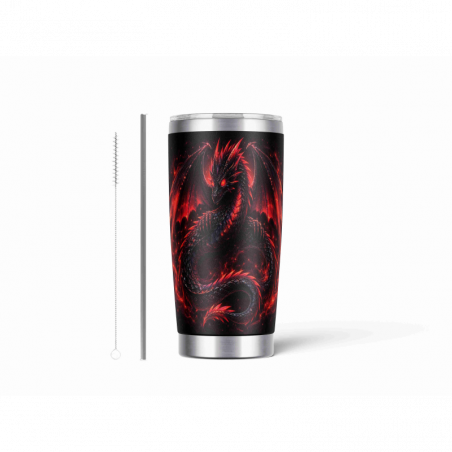 20oz Stainless Tumbler w/ Magnet Sliding Lid- Printed direct to Tumbler 1157