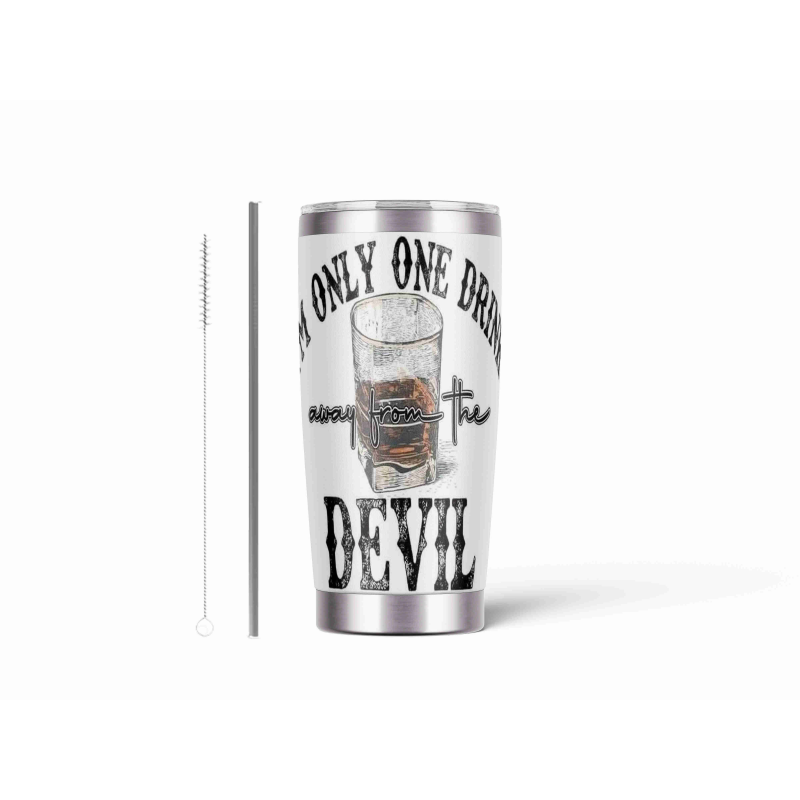 20oz Stainless Tumbler w/ Magnet Sliding Lid- Printed direct to Tumbler 1163