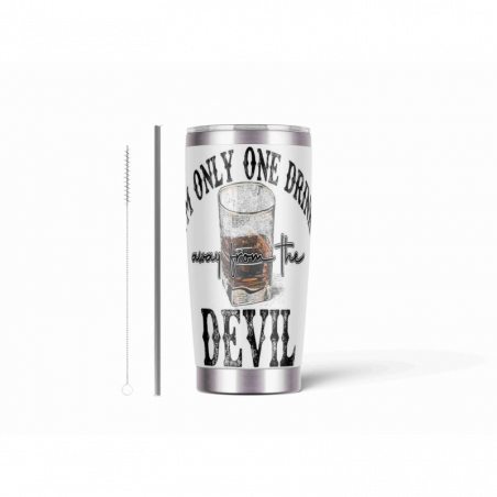 20oz Stainless Tumbler w/ Magnet Sliding Lid- Printed direct to Tumbler 1163