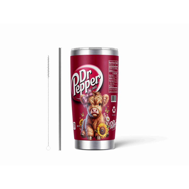 20oz Stainless Tumbler w/ Magnet Sliding Lid- Printed direct to Tumbler 1169