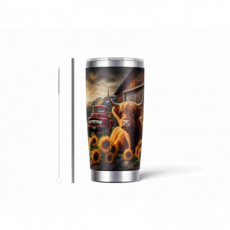 20oz Stainless Tumbler w/ Magnet Sliding Lid- Printed direct to Tumbler 1171