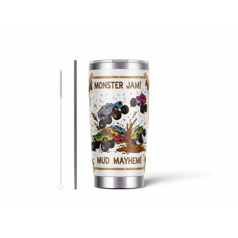 20oz Stainless Tumbler w/ Magnet Sliding Lid- Printed direct to Tumbler 1181