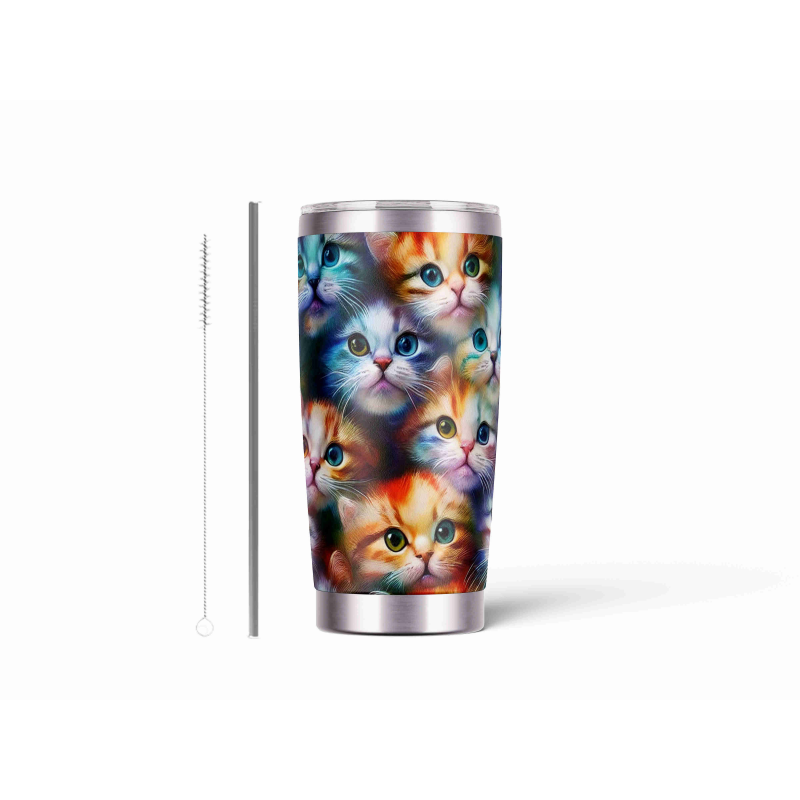 20oz Stainless Tumbler w/ Magnet Sliding Lid- Printed direct to Tumbler 1195