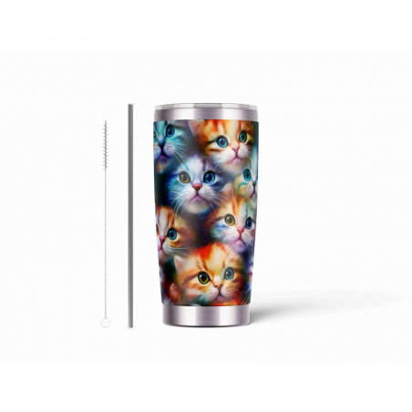 20oz Stainless Tumbler w/ Magnet Sliding Lid- Printed direct to Tumbler 1195