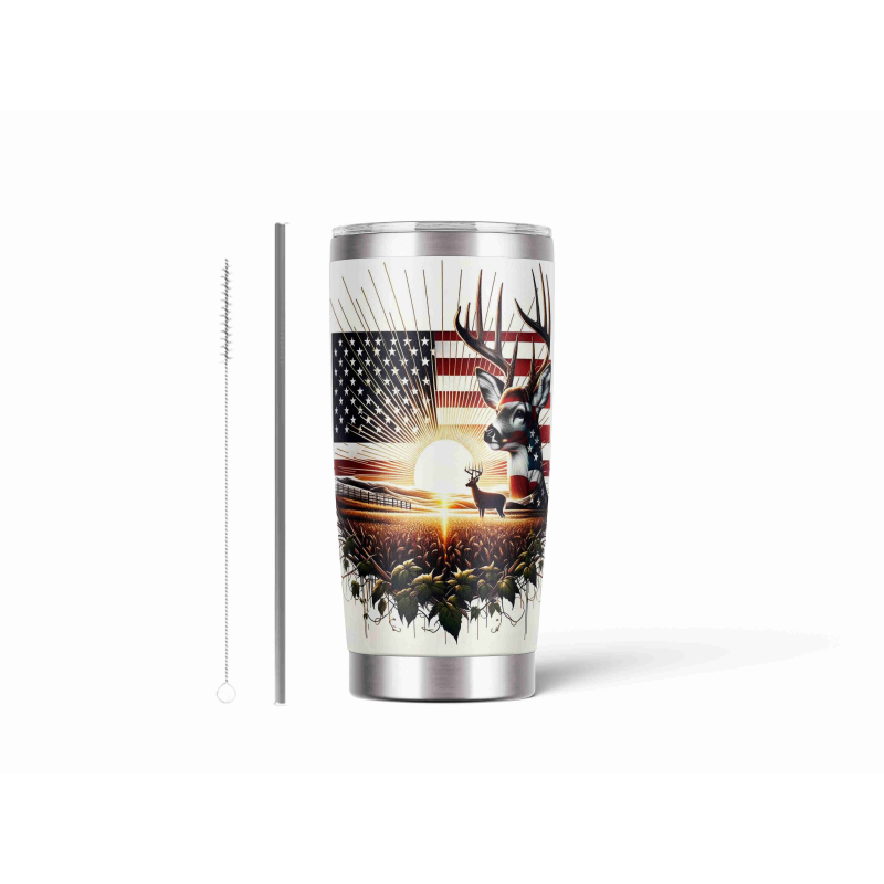 20oz Stainless Tumbler w/ Magnet Sliding Lid- Printed direct to Tumbler 1197