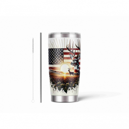 20oz Stainless Tumbler w/ Magnet Sliding Lid- Printed direct to Tumbler 1197