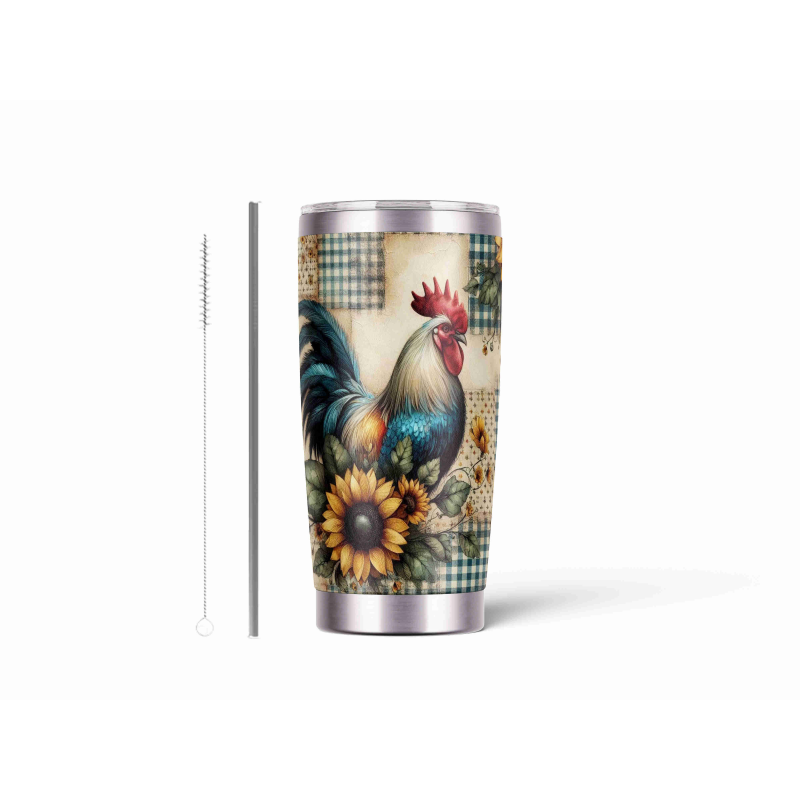 20oz Stainless Tumbler w/ Magnet Sliding Lid- Printed direct to Tumbler 1200