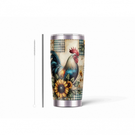 20oz Stainless Tumbler w/ Magnet Sliding Lid- Printed direct to Tumbler 1200