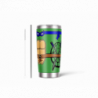 20oz Stainless Tumbler w/ Magnet Sliding Lid- Printed direct to Tumbler 1208