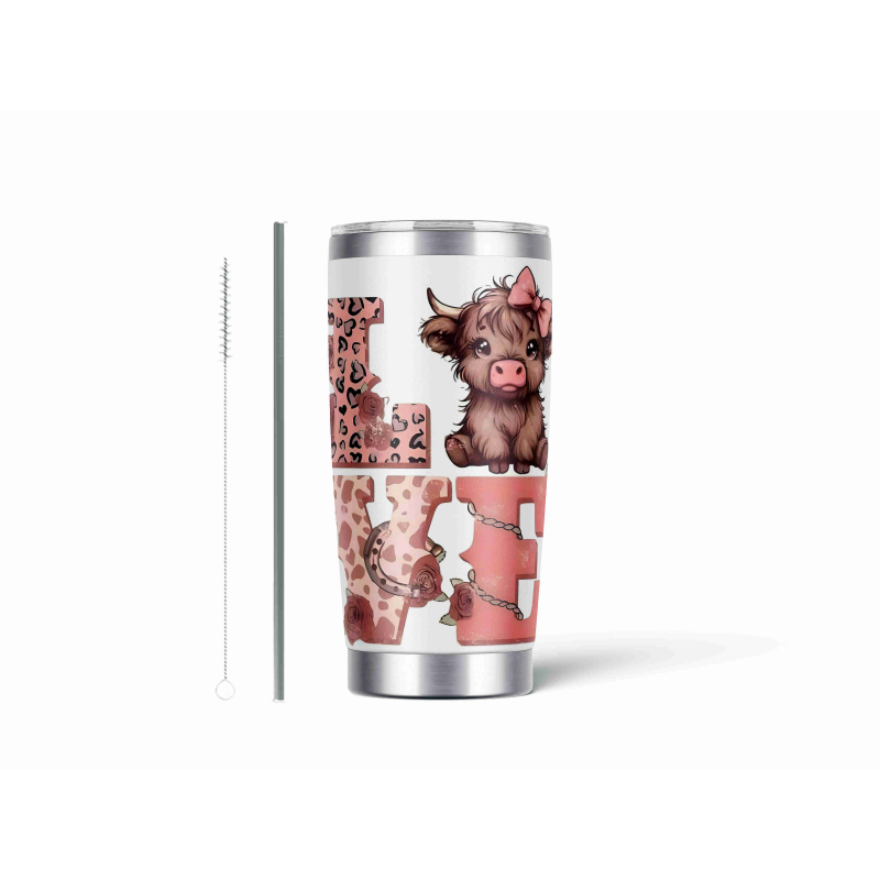 20oz Stainless Tumbler w/ Magnet Sliding Lid- Printed direct to Tumbler 1219