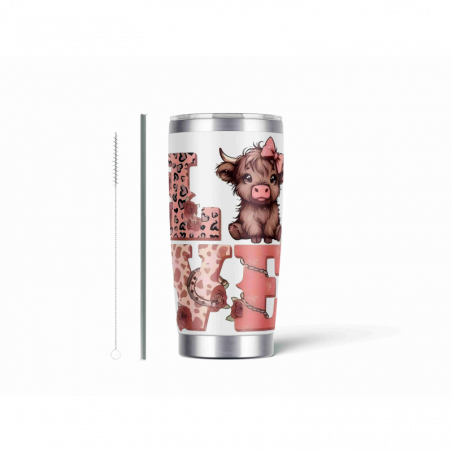 20oz Stainless Tumbler w/ Magnet Sliding Lid- Printed direct to Tumbler 1219