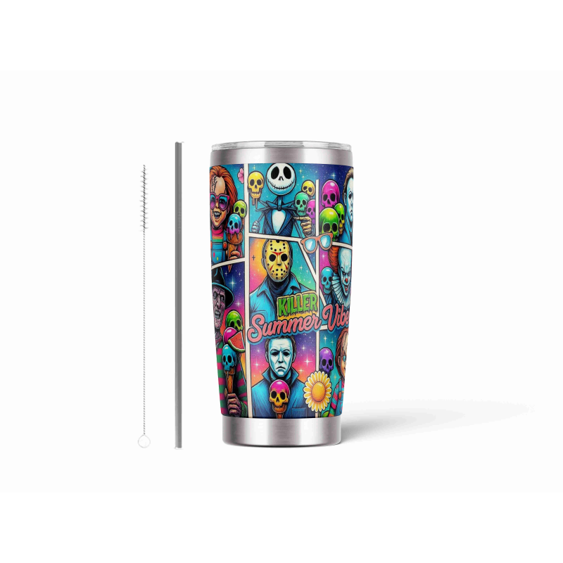 20oz Stainless Tumbler w/ Magnet Sliding Lid- Printed direct to Tumbler 1222