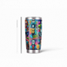 20oz Stainless Tumbler w/ Magnet Sliding Lid- Printed direct to Tumbler 1222