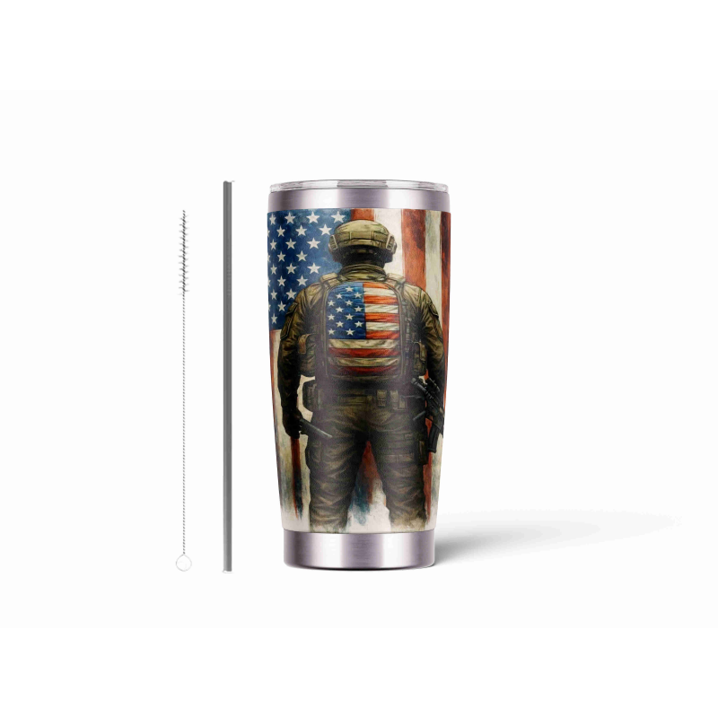 20oz Stainless Tumbler w/ Magnet Sliding Lid- Printed direct to Tumbler 1223